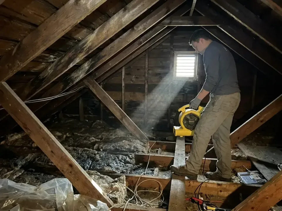 attic-water-damage-drying-proc-007 — frequently asked questions, Emergency Water Extraction & 24/7 Flood Response in Lockhar…